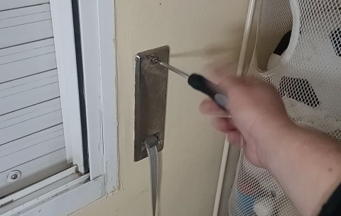 cambio cinta cortina de enrollar caba