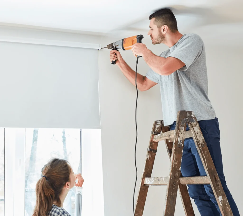 colocacion de cortinas roller caba