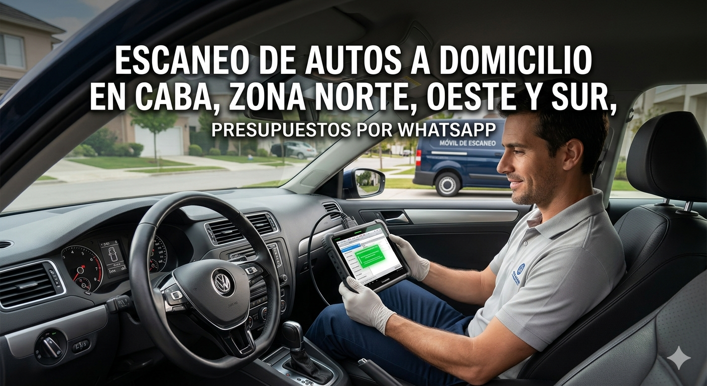 escaneo de autos a domicilio caba