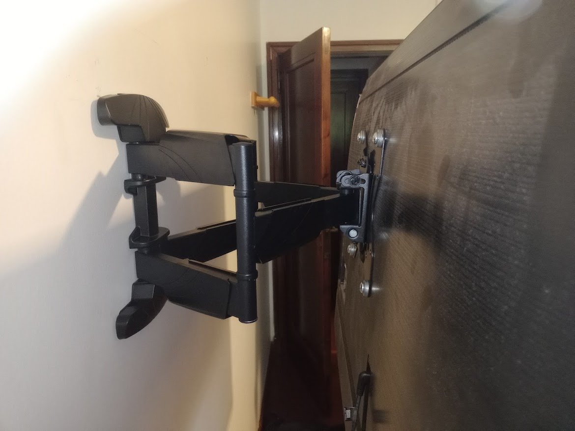 colocacion tele en pared ladrillo