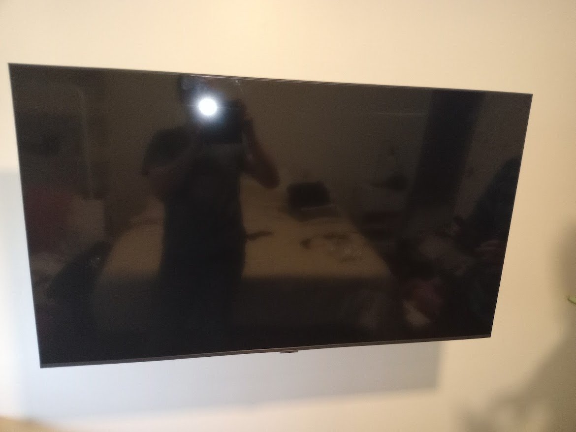 colocacion television en pared durlock