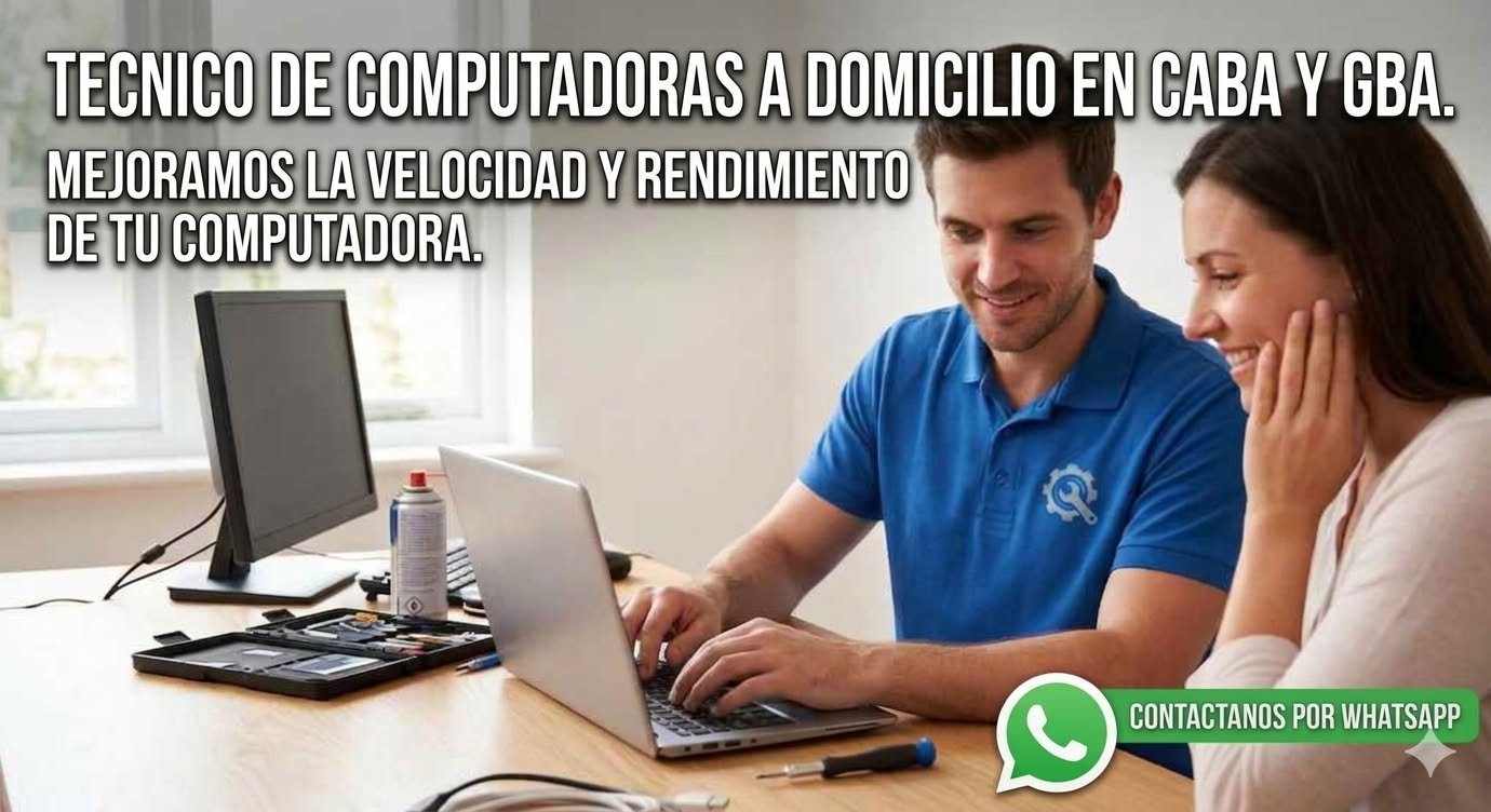reparacion computadoras a domicilio caba