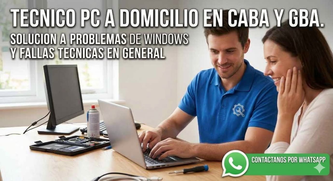 reparacion computadoras a domicilio caba